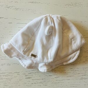 Mayoral, Soft White Baby Sunhat, 6-9mo